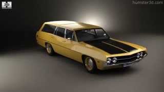 Ford Torino 500 Station Wagon 1971 by 3D model store Humster3D.com