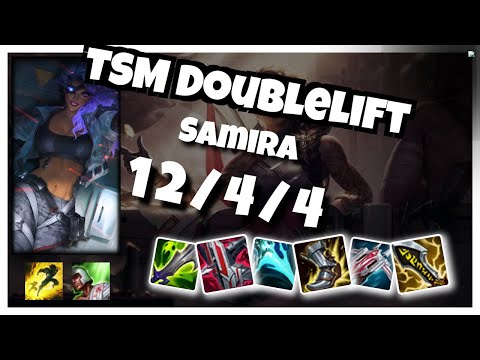 Samira vs Kai'Sa TSM Doublelift BOT (12/4/4) - v11.2