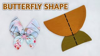 How to Make Fabric Butterfly Hair Tie | DIY Gift Idea | Hair Accessories