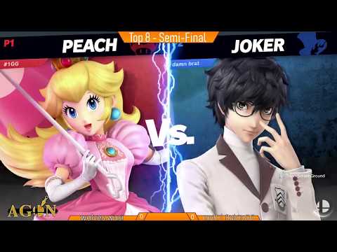 Agon The End - myR | RobinGG (Peach) Vs. wolves.wusi (Joker) Smash Ultimate Losers Semis