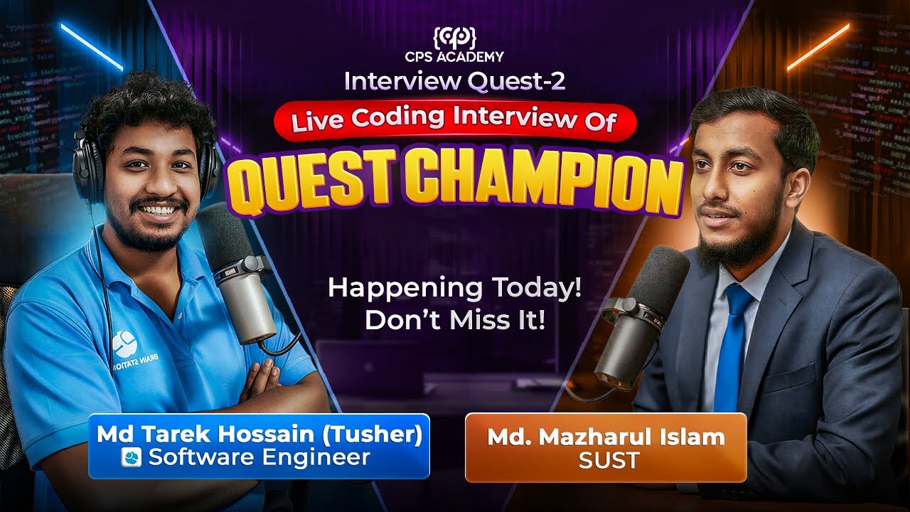 InterviewQuest 2 Champion’s Interview | Learn the Real Interview Process | CPS Academy