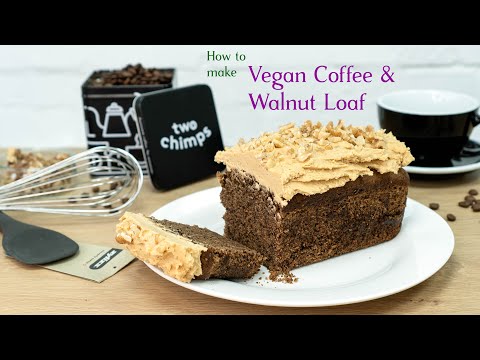 Vegan Coffee and Walnut Loaf