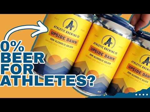 Amazing USA Brewed Non-Alcoholic Beer (Athletic Brewing Golden Ale)