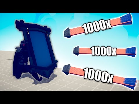 DARTH VADER MIRROR SHIELD vs 1000x OVERPOWERED UNITS - TABS | Totally Accurate Battle Simulator 2023