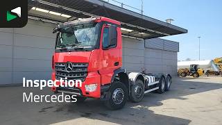 شاسيه شاحنة Mercedes-Benz Arocs 4142 8X4 8x4 chassis 515cm wheelbase steel suspension Big- | صورة 4 - Autoline