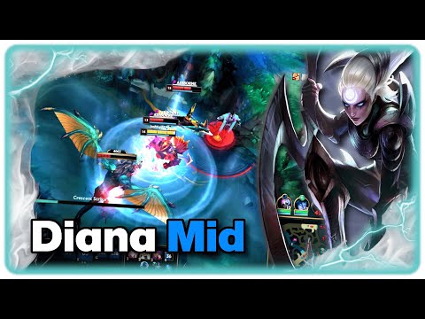 Phase Rush Diana Mid vs Aftershock Galio | Diana Highlights | League of Legends