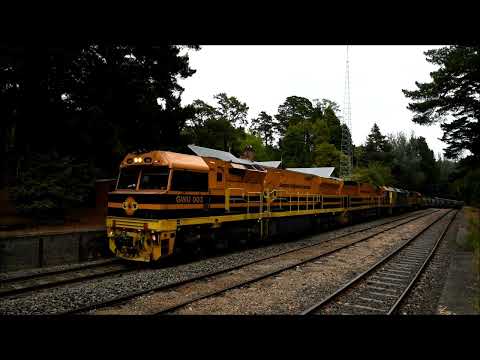 Rail Action in the Adelaide Hills, South Australia 5/03/22  OneRail Grain and SCT Logistics Freight