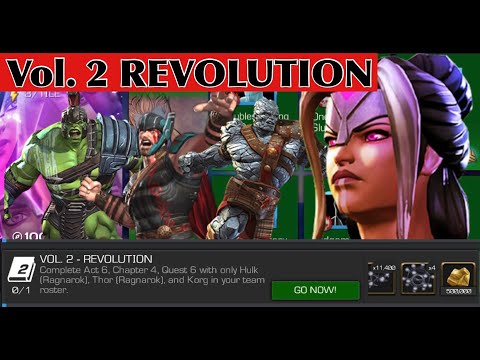 Carina Challenge | Vol.2 Revolution| Marvel Contest of Champions