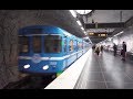 Sweden Stockholm Subway Ride From Hallonbergen To Kista 4X Escalator 2X Elevator