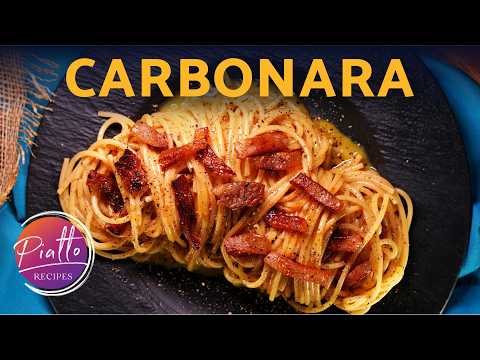 Il Segreto degli Spaghetti alla Carbonara Perfetti 🇮🇹 Cremosi, Facili e 100% Italiani