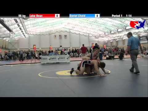 Luke Bean vs. Daniel Chaid at 2013 ASICS University Nationals - FS
