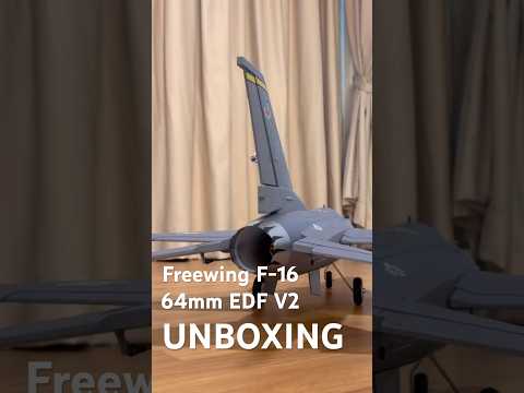 Freewing F-16 EDF 64mm V2 Unboxing & Assembly Timelapse #fighterjet
