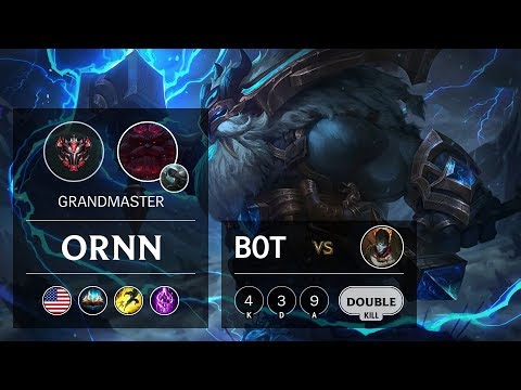 Ornn Bot vs Jhin - NA Grandmaster Patch 10.2