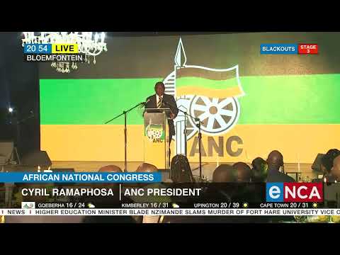Cyril Ramaphosa addresses ANC 111th birthday gala dinner