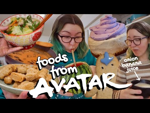 an entire week of vegan AVATAR themed food! 🌊🔥⛰🌪 *timestamps included*