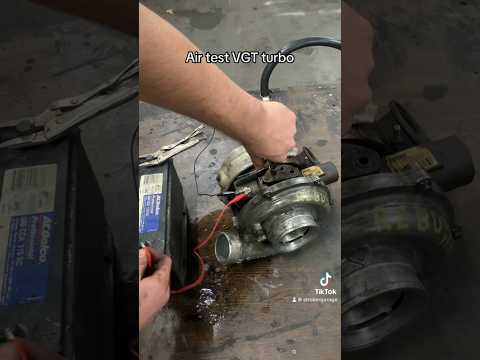 Air test VGT turbo