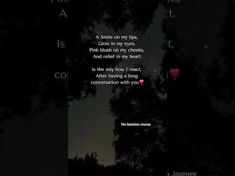 Your Words Light Me Up ✨💖 | Love Vibes#SmileForYou #LoveTalks #HeartConnection