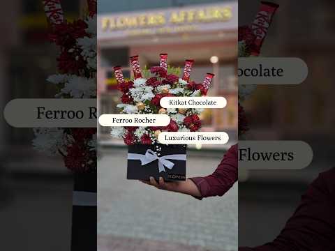 Luxurious Flowers and Chocolate Arrangement