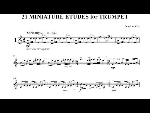 Ost Miniature Etude #1 for Trumpet