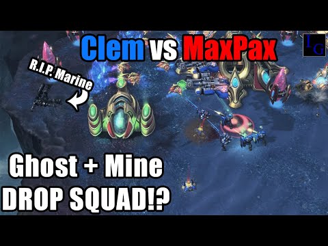 The Ghost + Widow Mine COMBO!? (Clem vs MaxPax) | StarCraft 2 SC2 Professional Game Pro Match