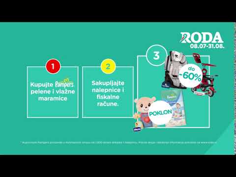 Roda | Obradujte mališane uz Pampers 8.07 - 31.08.2019.