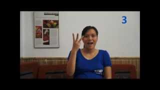 preview picture of video 'Vietnamese Sign Language: Số đếm | Counting numbers (P.4)'