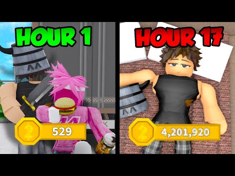 WE Played MM2 For 24 HOURS STRAIGHT..