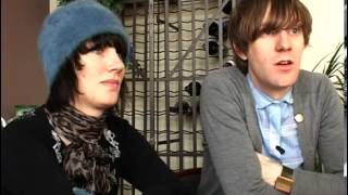 The Long Blondes 2008 interview - Kate and Dorian (part 1)