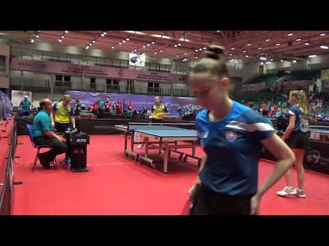 EYC 2019 SVK - UKR: WILTSCHKOVA, ILLASOVA - MATIUNINA, DRONOVA2