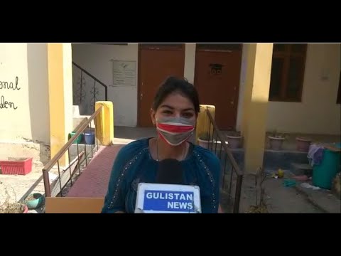 A student says, "I'm really excited to come to school today. Our teachers have supported us a lot.