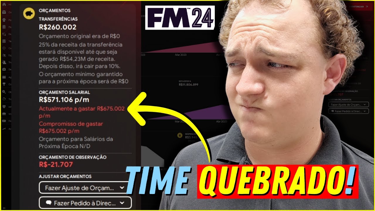 Como RESOLVER as FINANÇAS e CONTRATAR SEM TER DINHEIRO no Football Manager | Análise de save #33