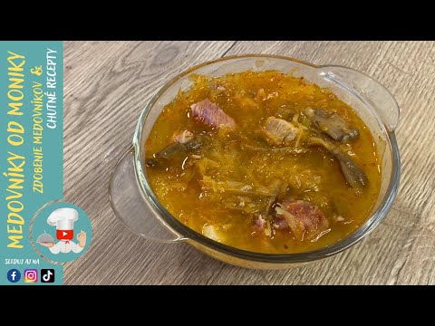 KAPUSTNICA s mäsom, klobásou a hubami - tradičná sviatočná kapustnica nielen na Vianoce a Silvester