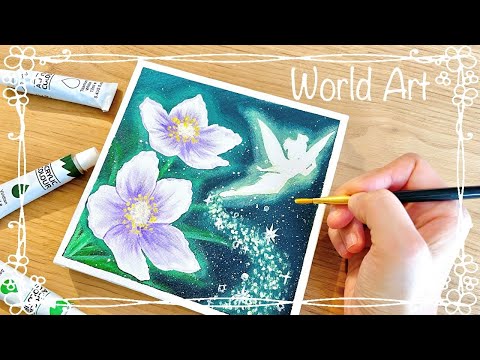 How To Paint / Fairy / Acrylic Painting for Beginners #35 / Easy Painting Tutorial / Fantasy Art