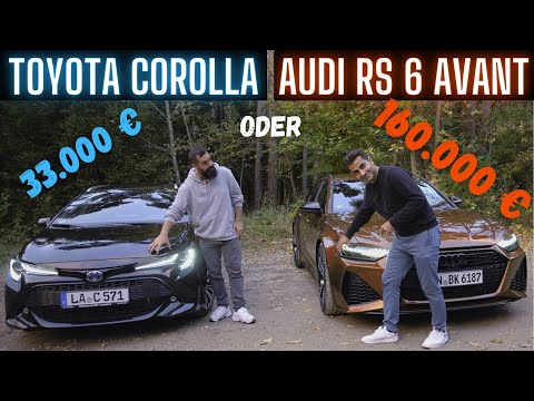 Audi RS6 Avant mit 600 PS vs Toyota Corolla Touring Sports | 127.000 € Unterschied | Hamid Mossadegh