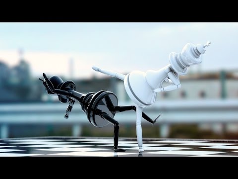 Animated Clay Chess Game - Whites vs Blacks - Online Youtube Video