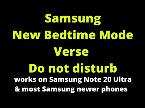Samsung NEW FANTASTIC  bedtime mode. Works on all newer Samsung phones.. better than do not disturb