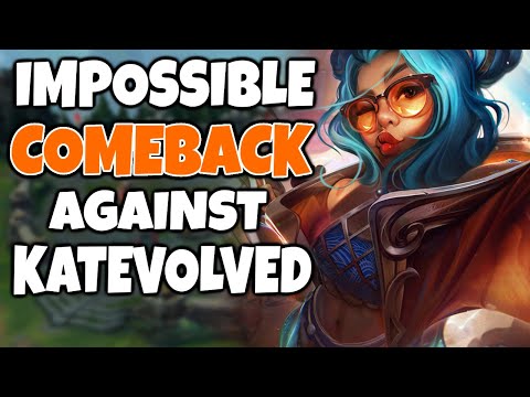Impossible Comeback against KATEVOLVED when I was playing AP ZERI MID | Probably 12.12 or 12.13
