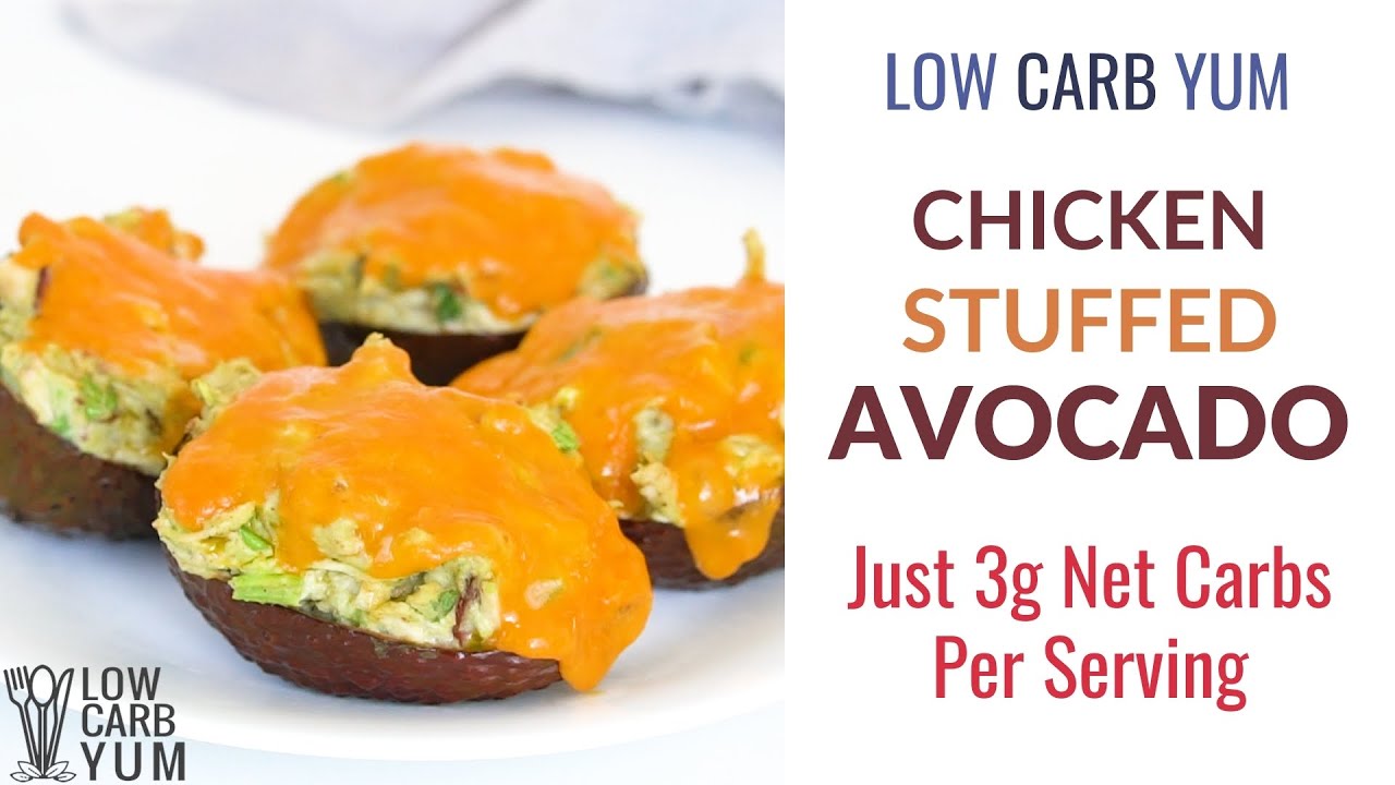 Baked Chicken Stuffed Avocado