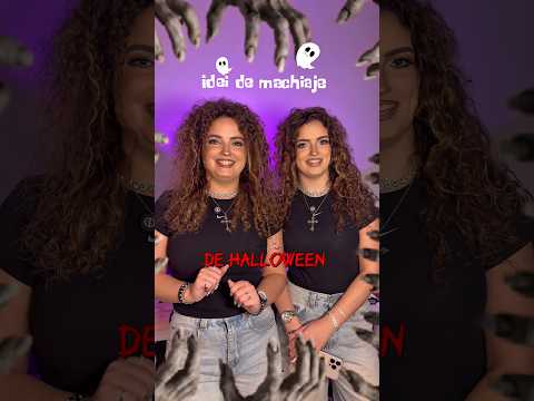 Ce machiaj ați încerca? 🎃👻 #twins #gemene #trend #halloween #machiaj #ioanaandmaria #romania