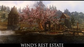 Skyrim SE Mods: Wind's Rest Estate - A Whiterun Tundra Home