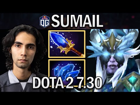 OG.SUMAIL DROW RANGER WITH AGHANIMS BUILD - DOTA 2 7.30 GAMEPLAY