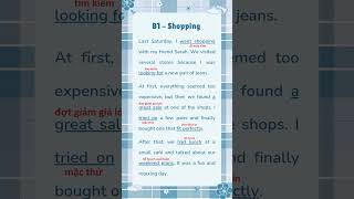 B1 Listening Practice - Shopping