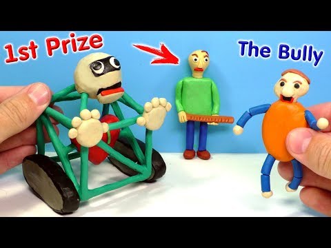 ЛЕПИМ РОБОТА 1-й ПРИЗ и ХУЛИГАНА из игры Baldi's Basics in Education and Learning