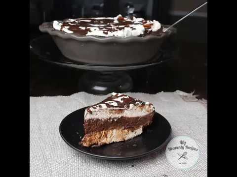 How to Make a Homemade Hershey Sundae Pie | My Heavenly Recipes