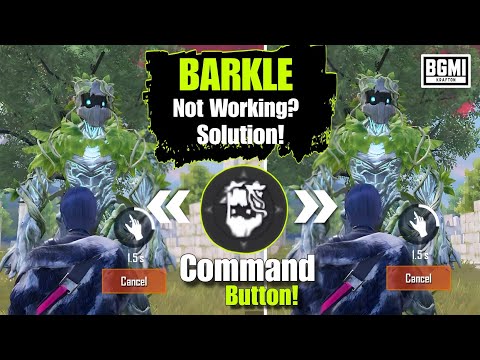 😢 BGMI Barkle Manage Wheel Button Not Showing? | BGMI Barkle Locations | Barkle Not Working? 