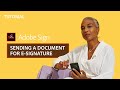 Adobe Sign – How to send a document for e-signature - Adobe Sign demo