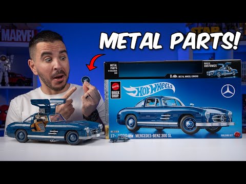 is it BETTER or WORSE? || Mattel Brick Shop, Hot Wheels Mercedes-Benz 300SL