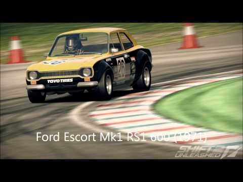 Need For Speed SHIFT 2 Unleashed legends DLC - cars and tracks