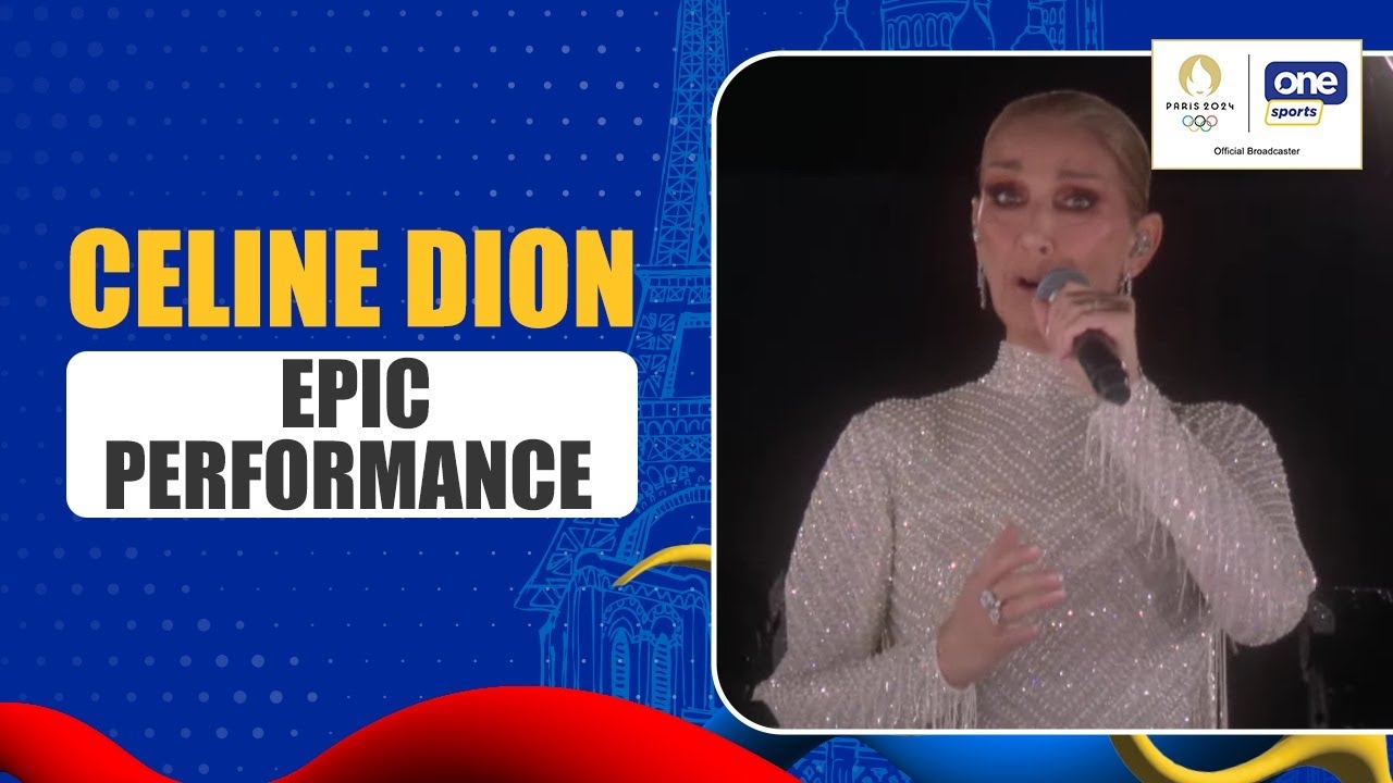 Celine Dion's SHOWSTOPPING PERFORMANCE during opening ceremony 👑 | Olympic Games #Paris2024