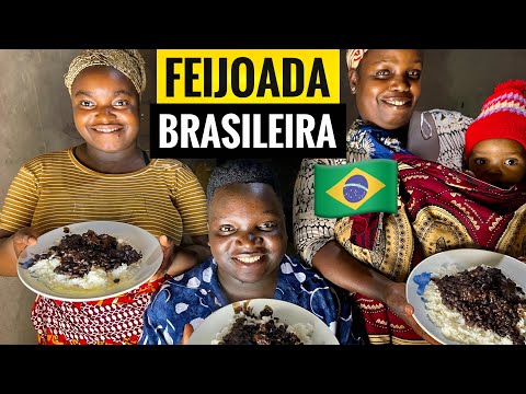 TENTATIVA DE FAZER FEIJOADA BRASILEIRA🇧🇷 EM MOÇAMBIQUE ÁFRICA OLHA COMO FICOU